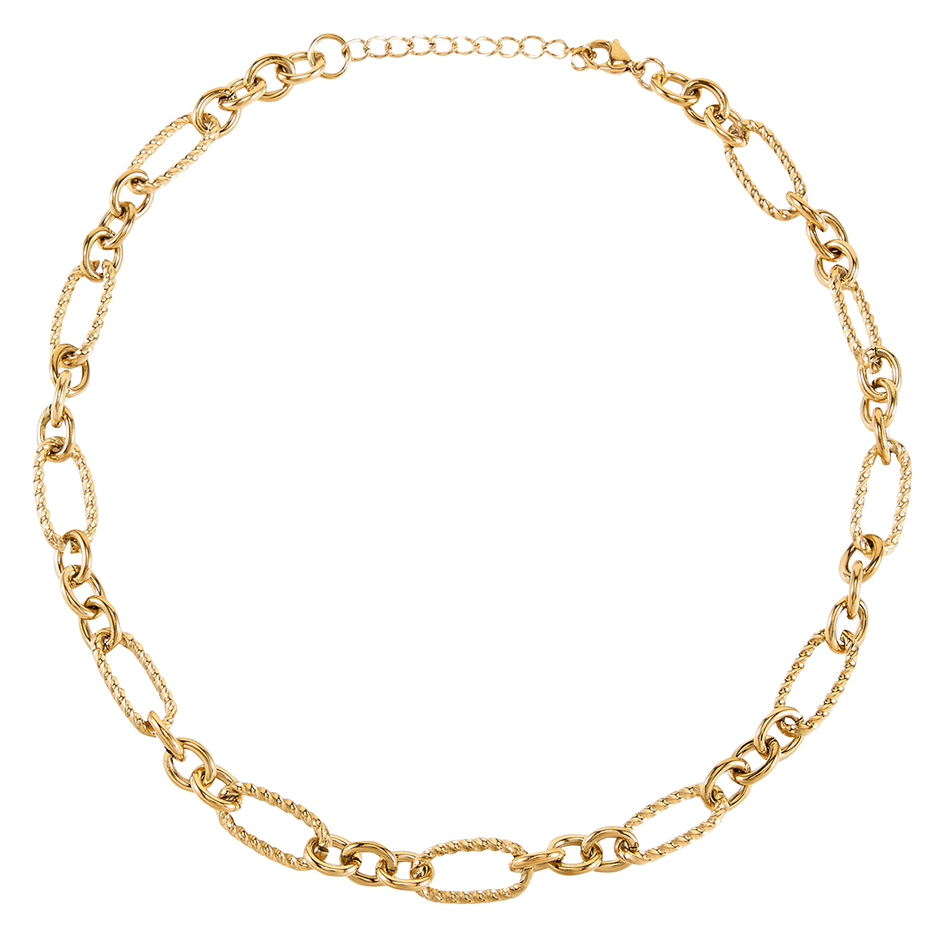 Collar de acero AU PRINTEMPS PARIS Dorado