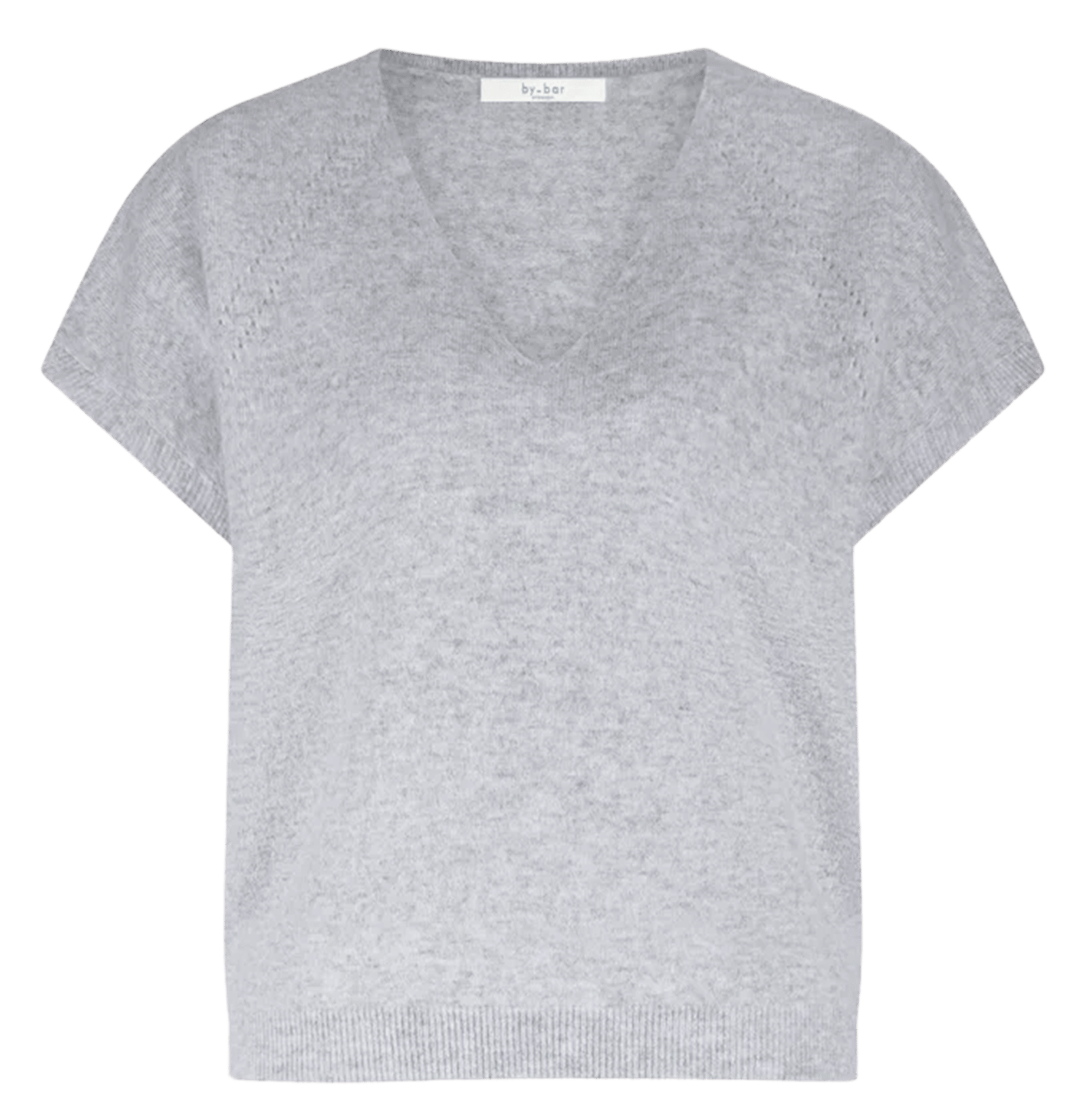 Oversize-Pullover aus Wolle BY BAR Grau