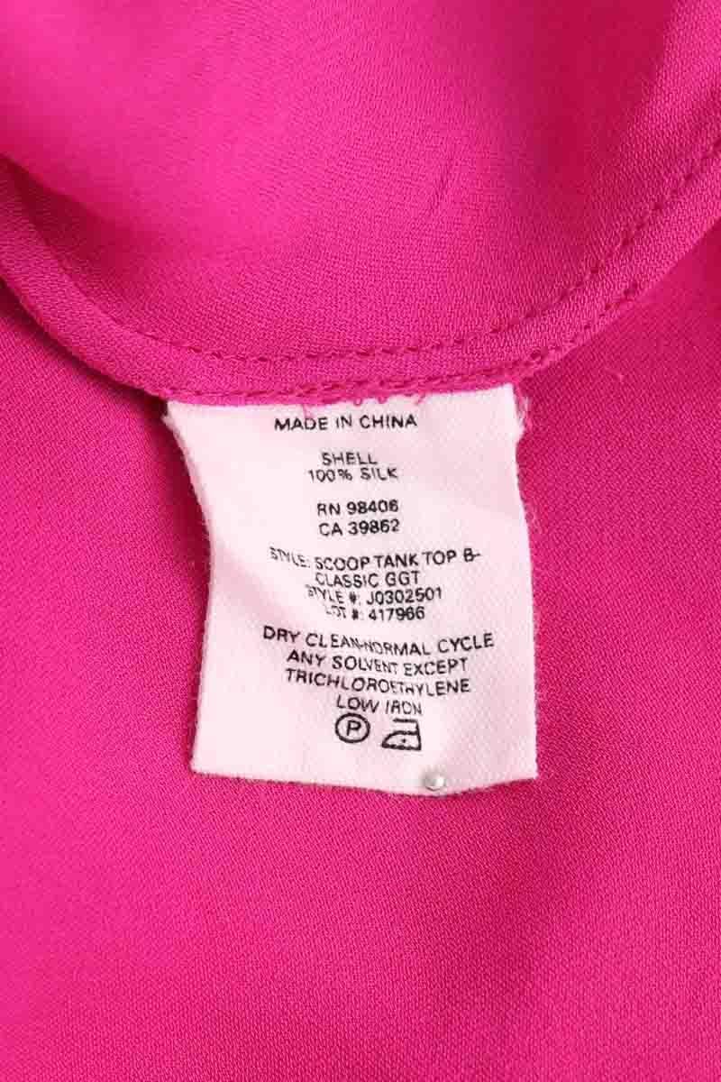 Azawood sleeveless top THEORY - Seconde Main Pink