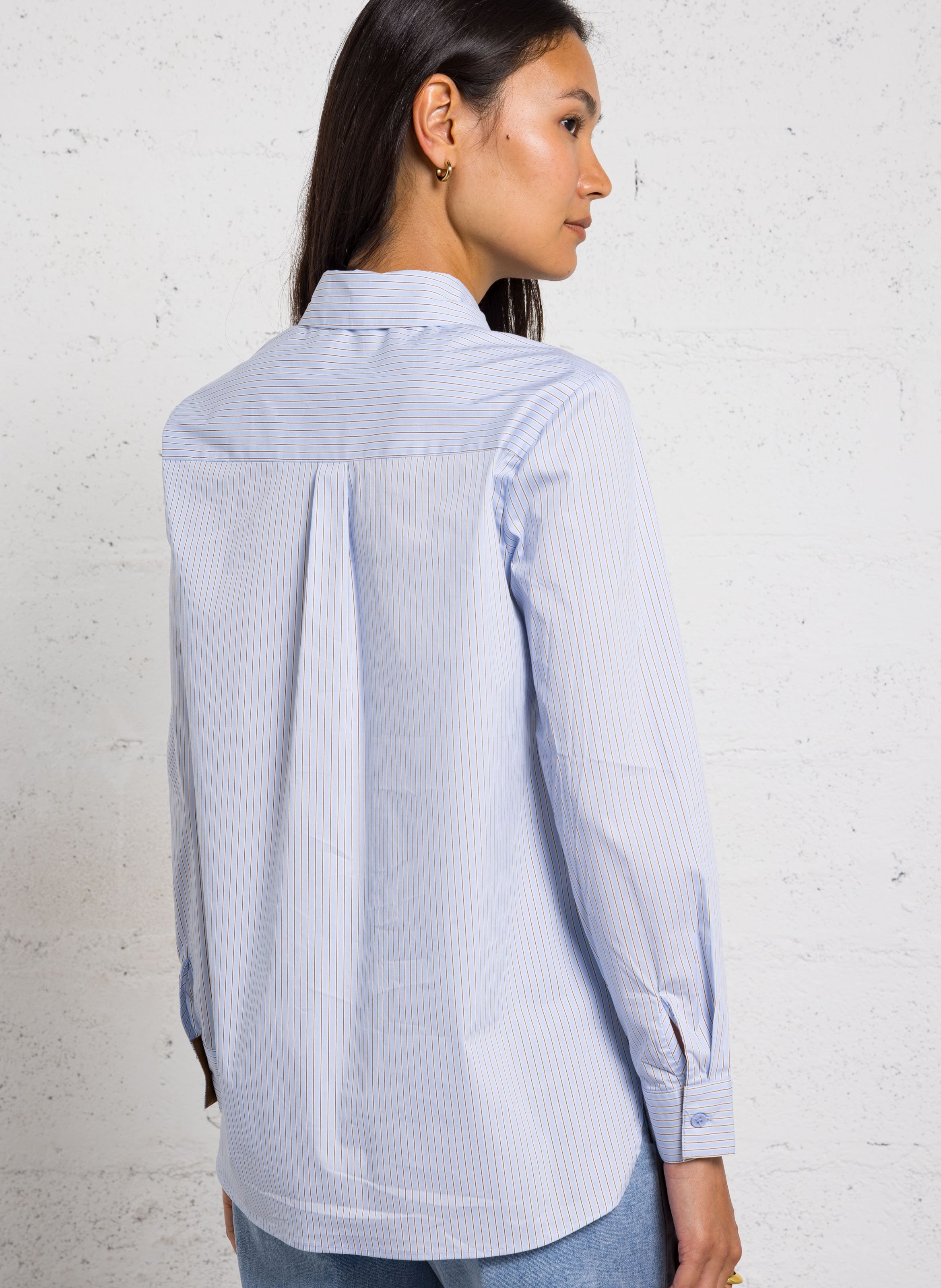 Straight cotton shirt LA PETITE ETOILE Beige