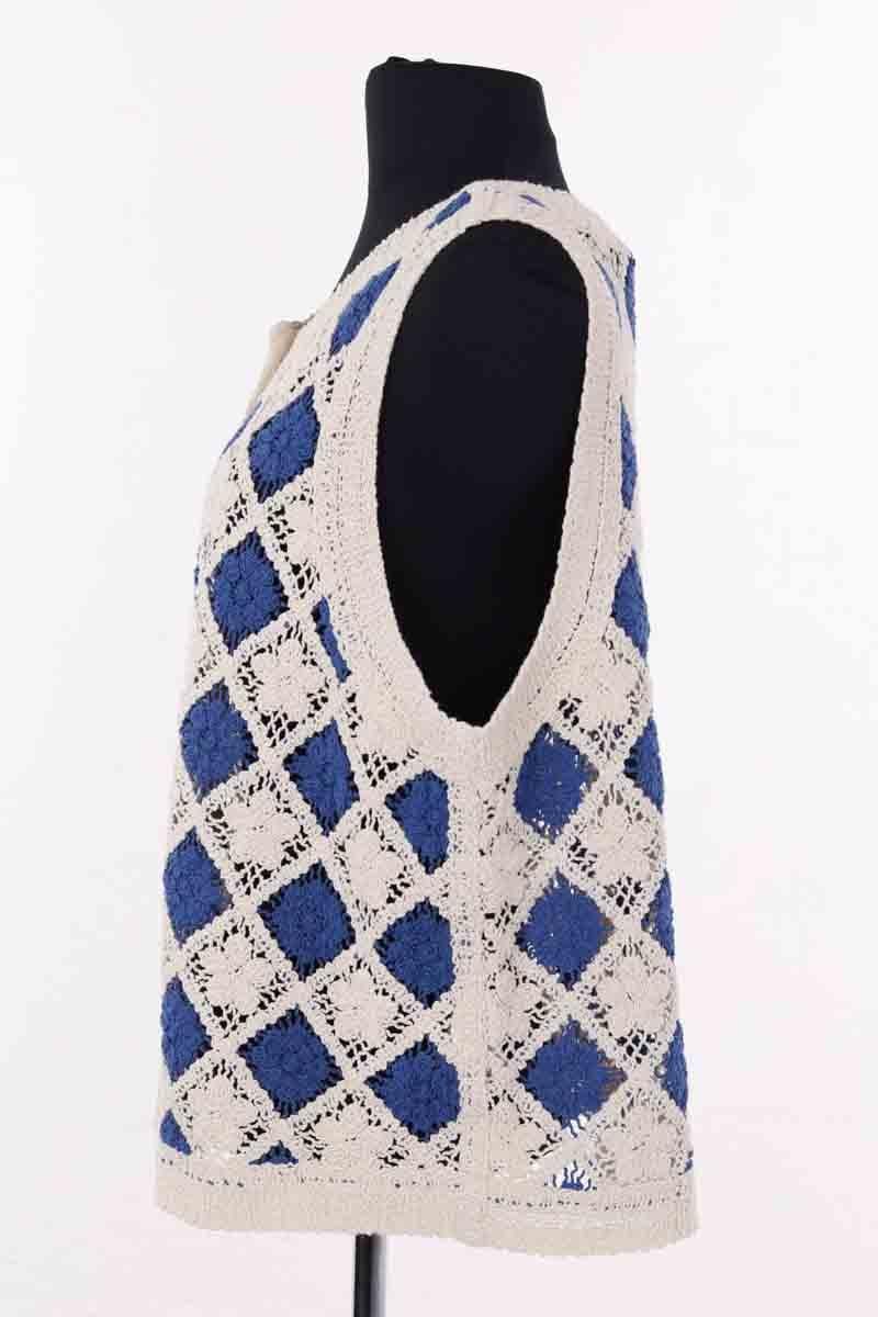 Azawood sleeveless top SEZANE - Seconde main White
