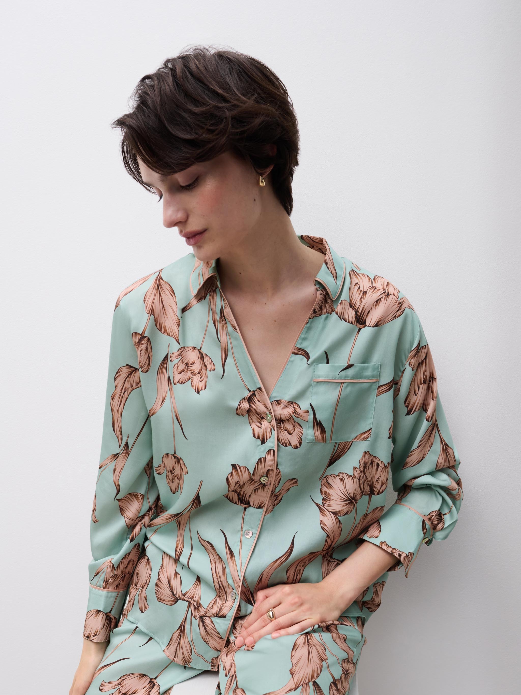 Long-sleeved shirt CHANTELLE Blue