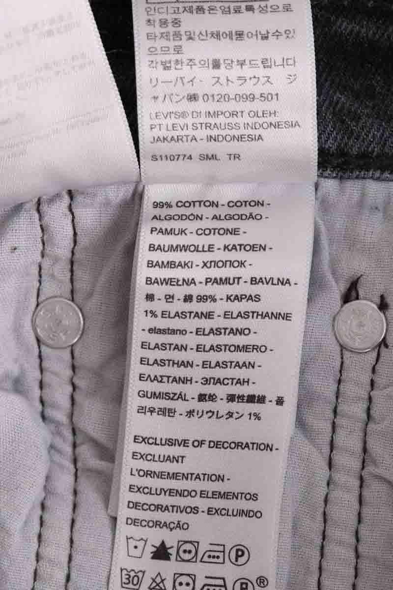 501 straight jeans LEVI'S - Seconde main Grey