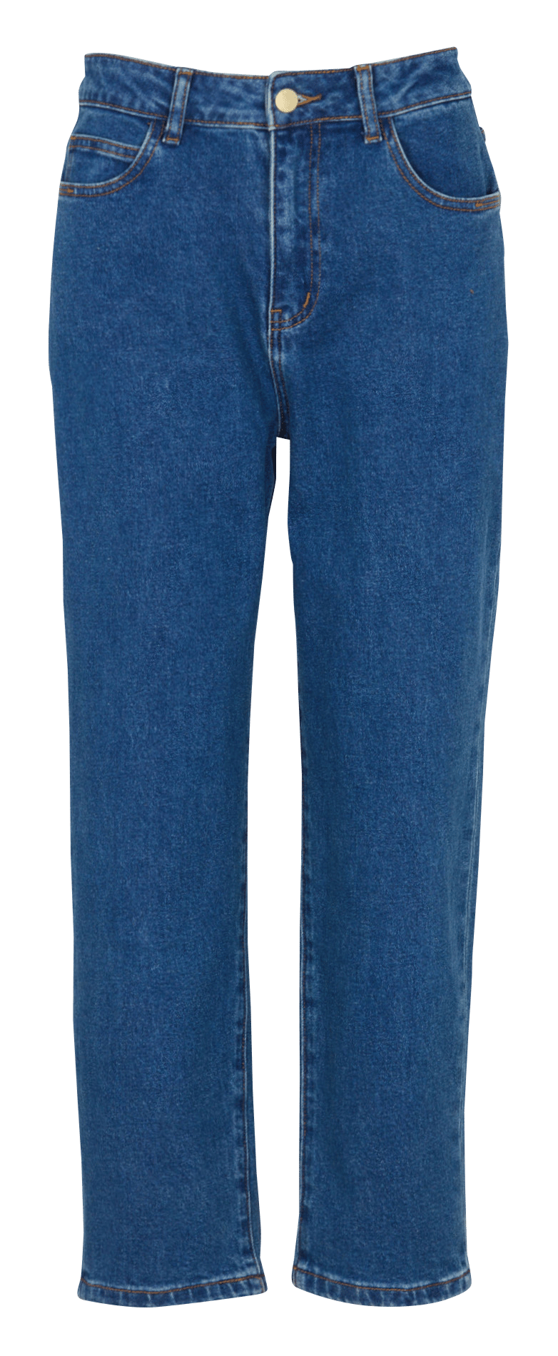 Mom jeans van katoenmix LA PETITE ETOILE Blauw