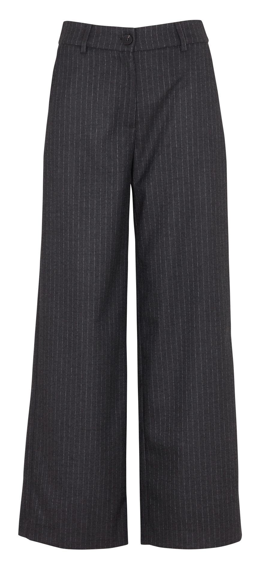 Pantalon large à rayures LA FEE MARABOUTEE Gris