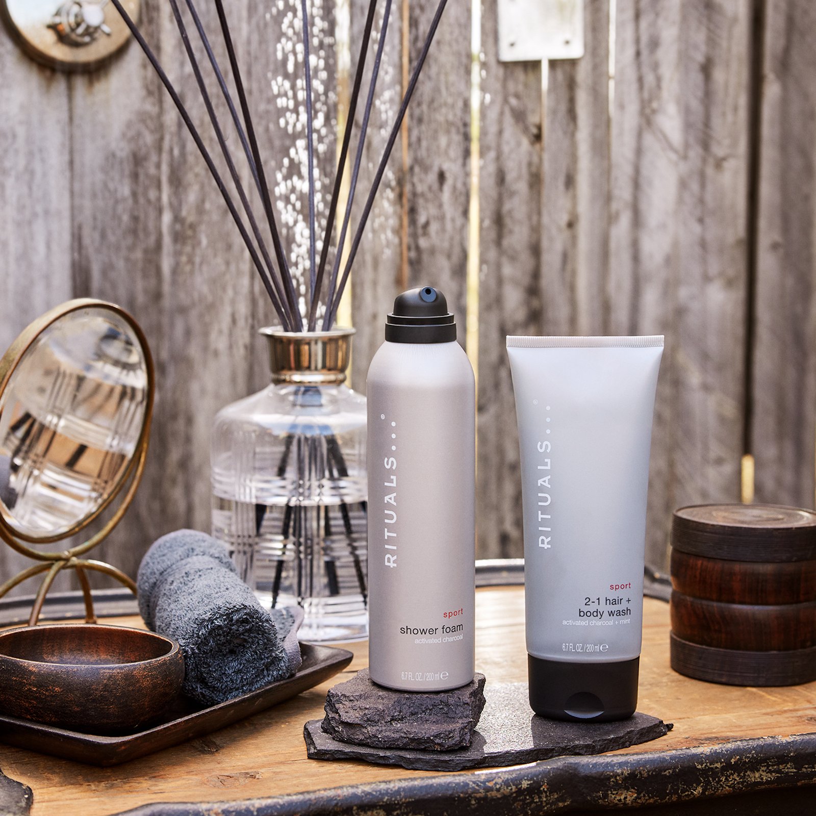 Sport - 2-in-1 shower gel for body and hair RITUALS No color