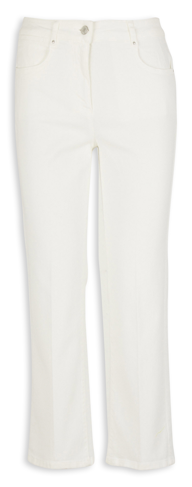 Jean droit à taille mi-haute CAROLL Blanc