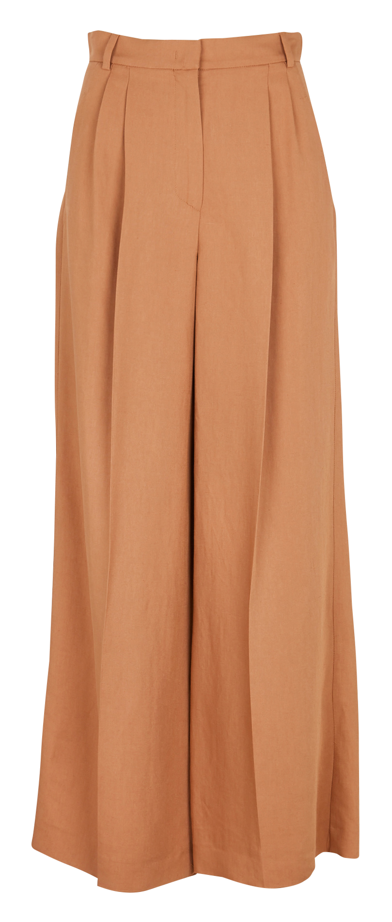 Pantalon large en lin mélangé MAX MARA WEEK END Doré