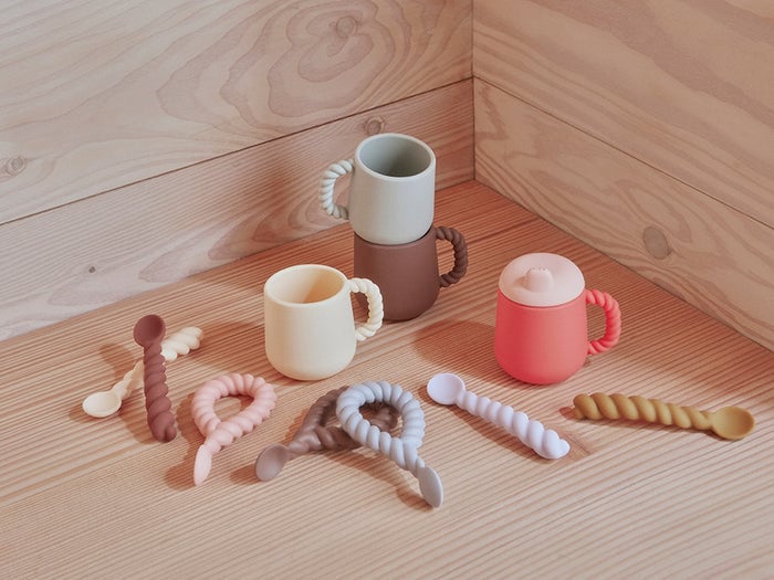 Cuillère enfant OYOY LIVING DESIGN Rose