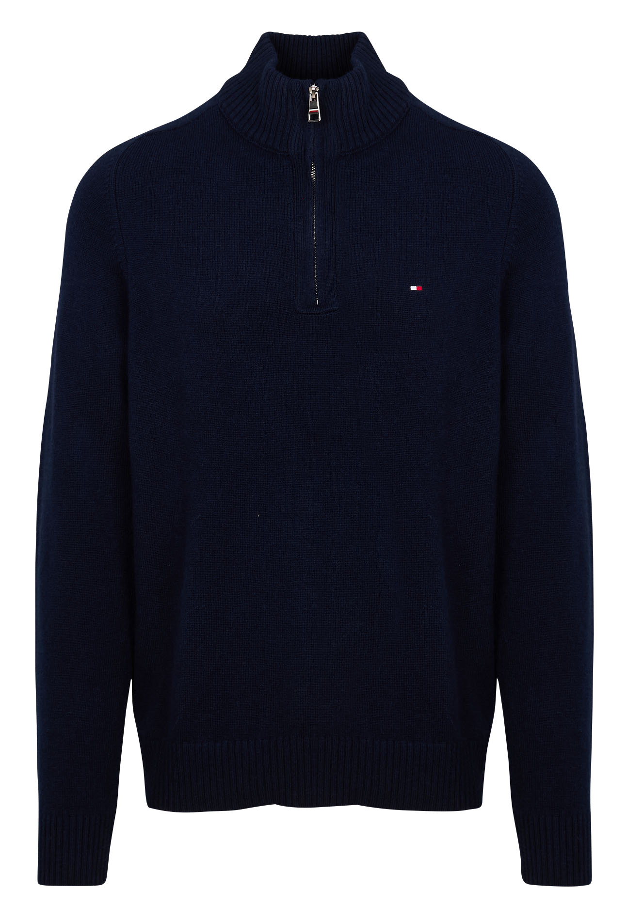 Rodolf wool sweater with zipped neck TOMMY HILFIGER Blue