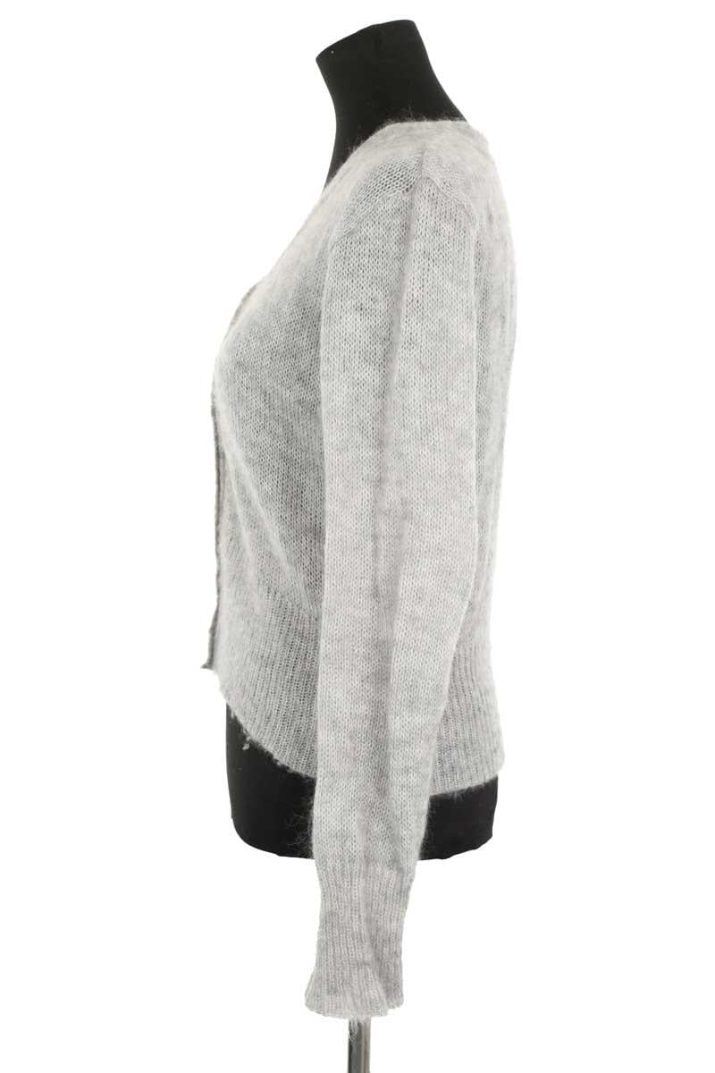 Chip wool cardigan AGNES B. - Seconde Main Grey