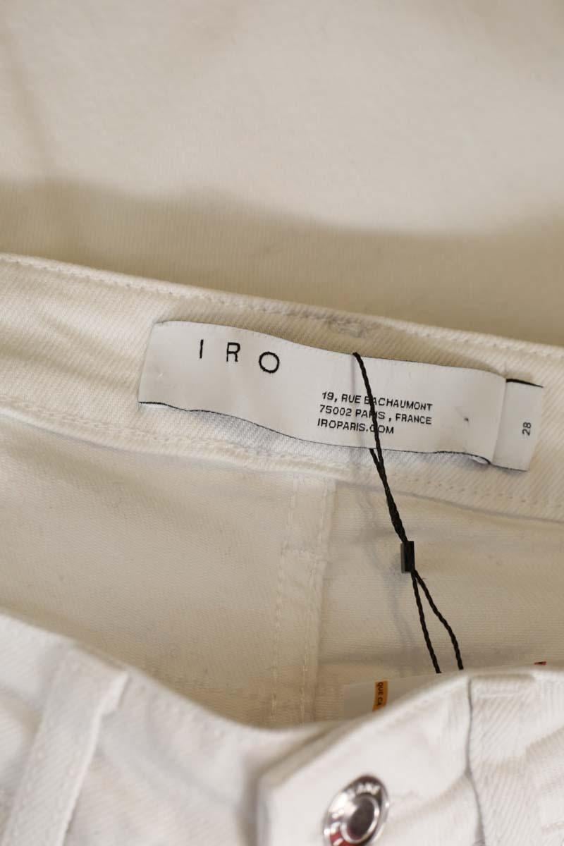 Cotton skinny jeans IRO - Seconde Main White
