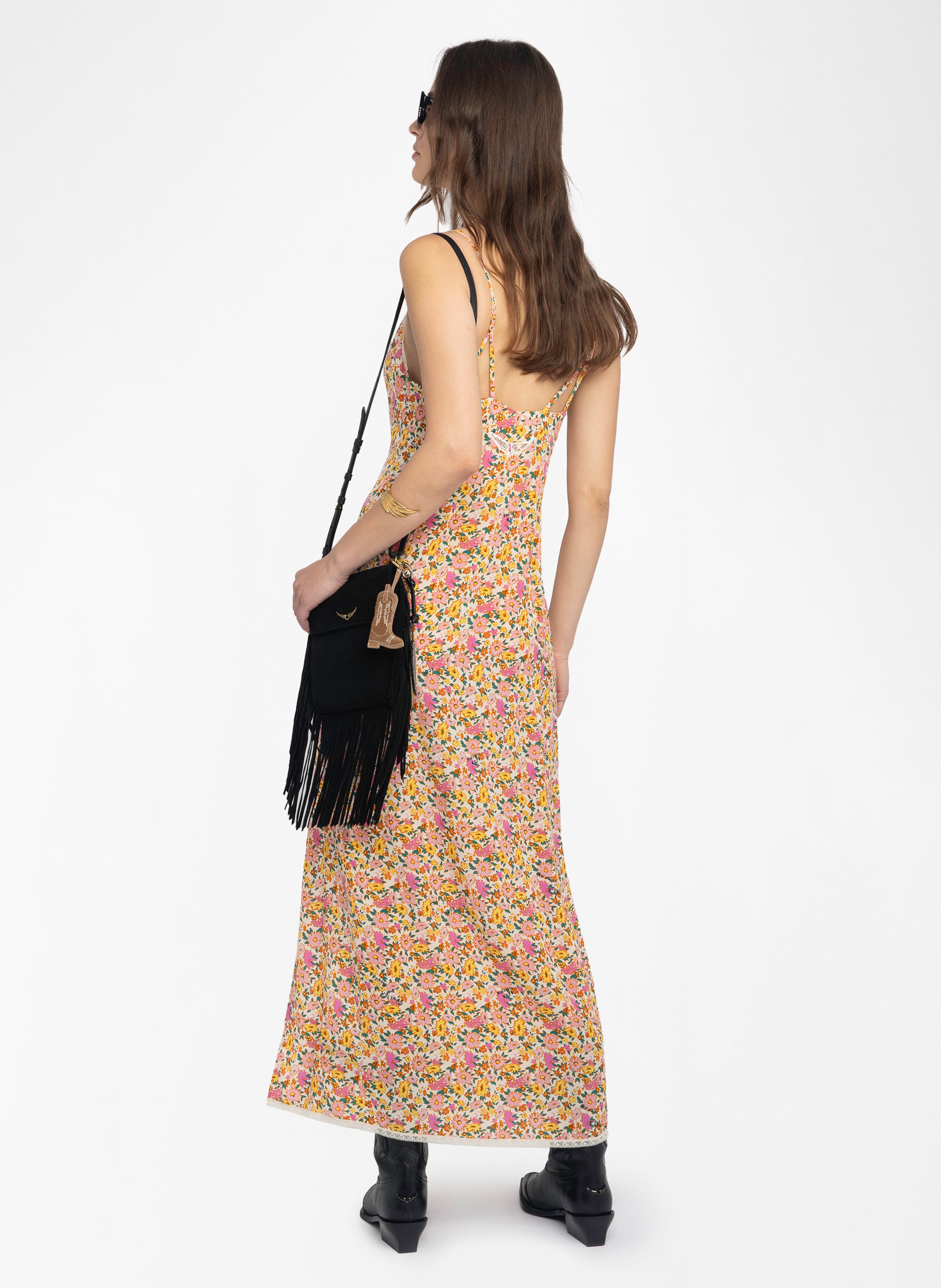 Robe longue imprimée ZADIG&VOLTAIRE Blanc