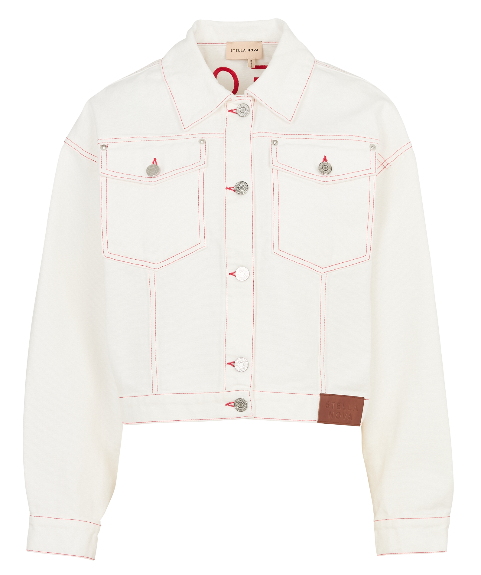 Veste en jean en coton STELLA NOVA Blanc