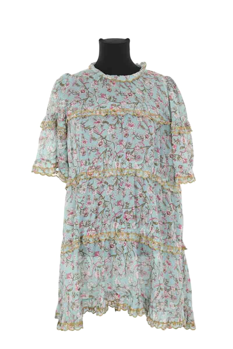 Cotton dress ISABEL MARANT ÉTOILE - SECONDE MAIN Blue
