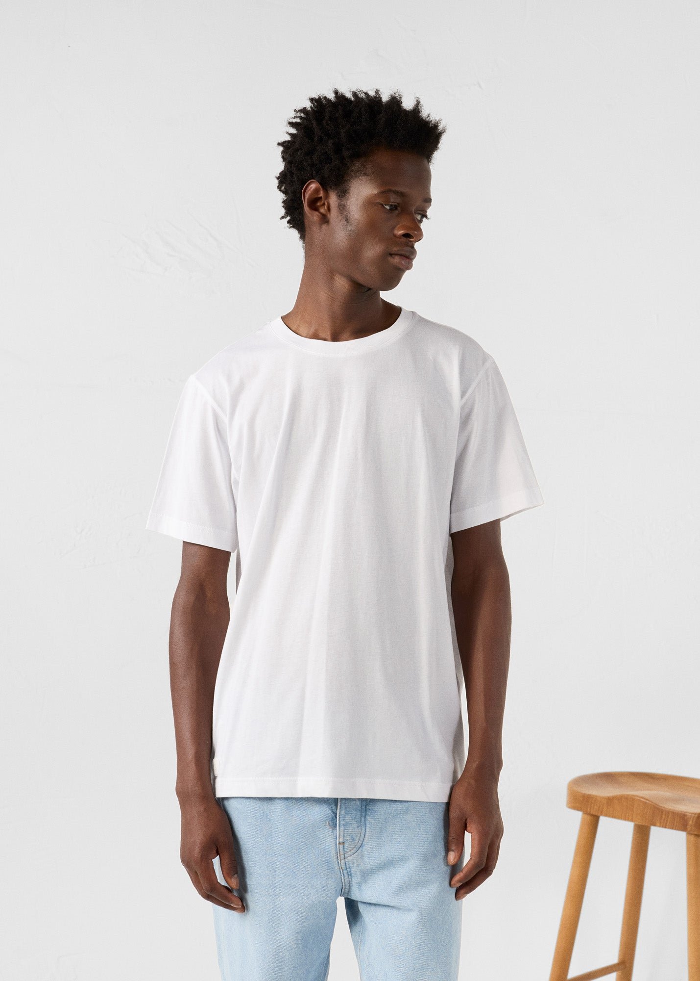 Round neck petro T-shirt JOTT White