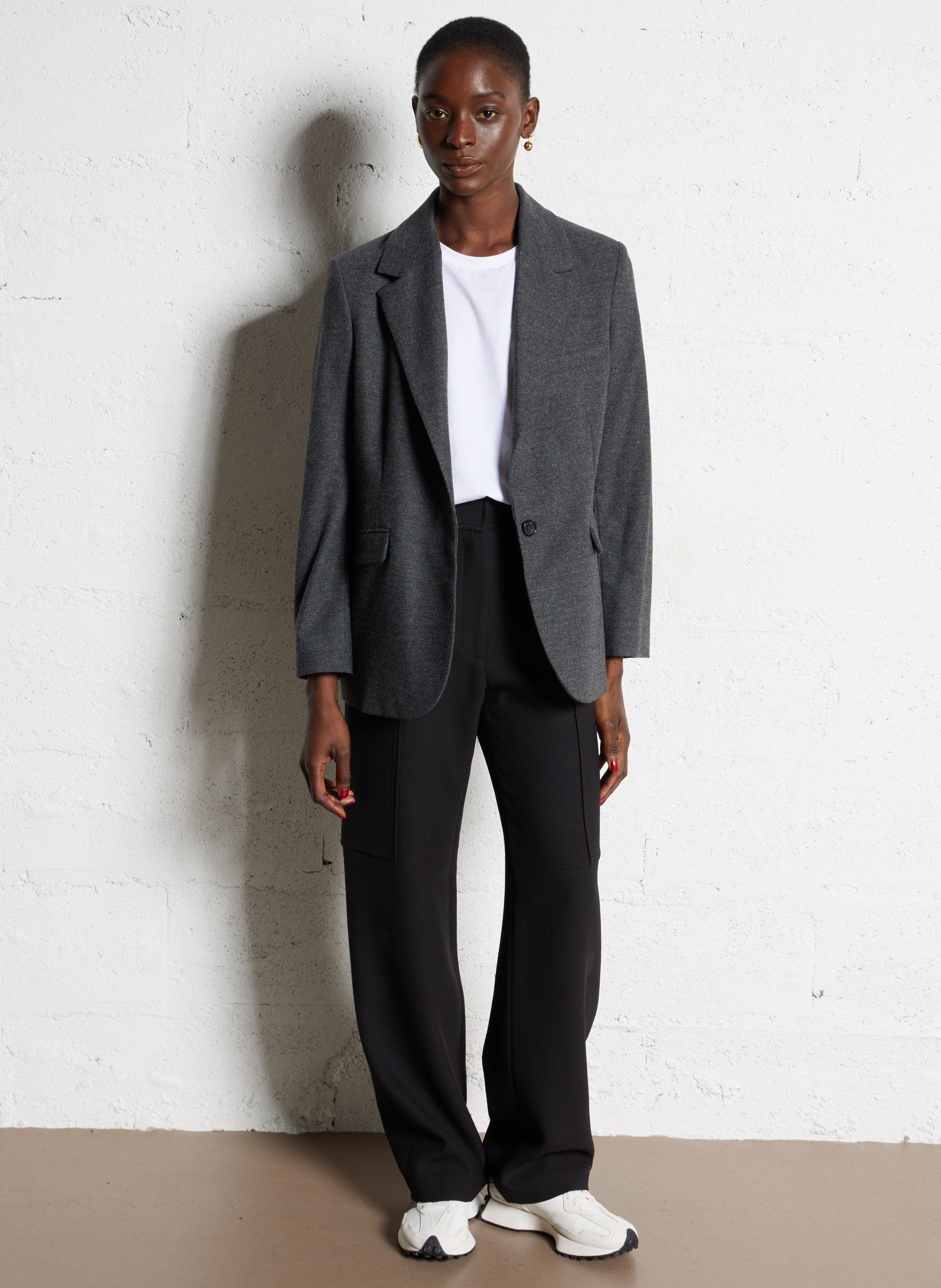 Straight suit jacket BELLEROSE Grey
