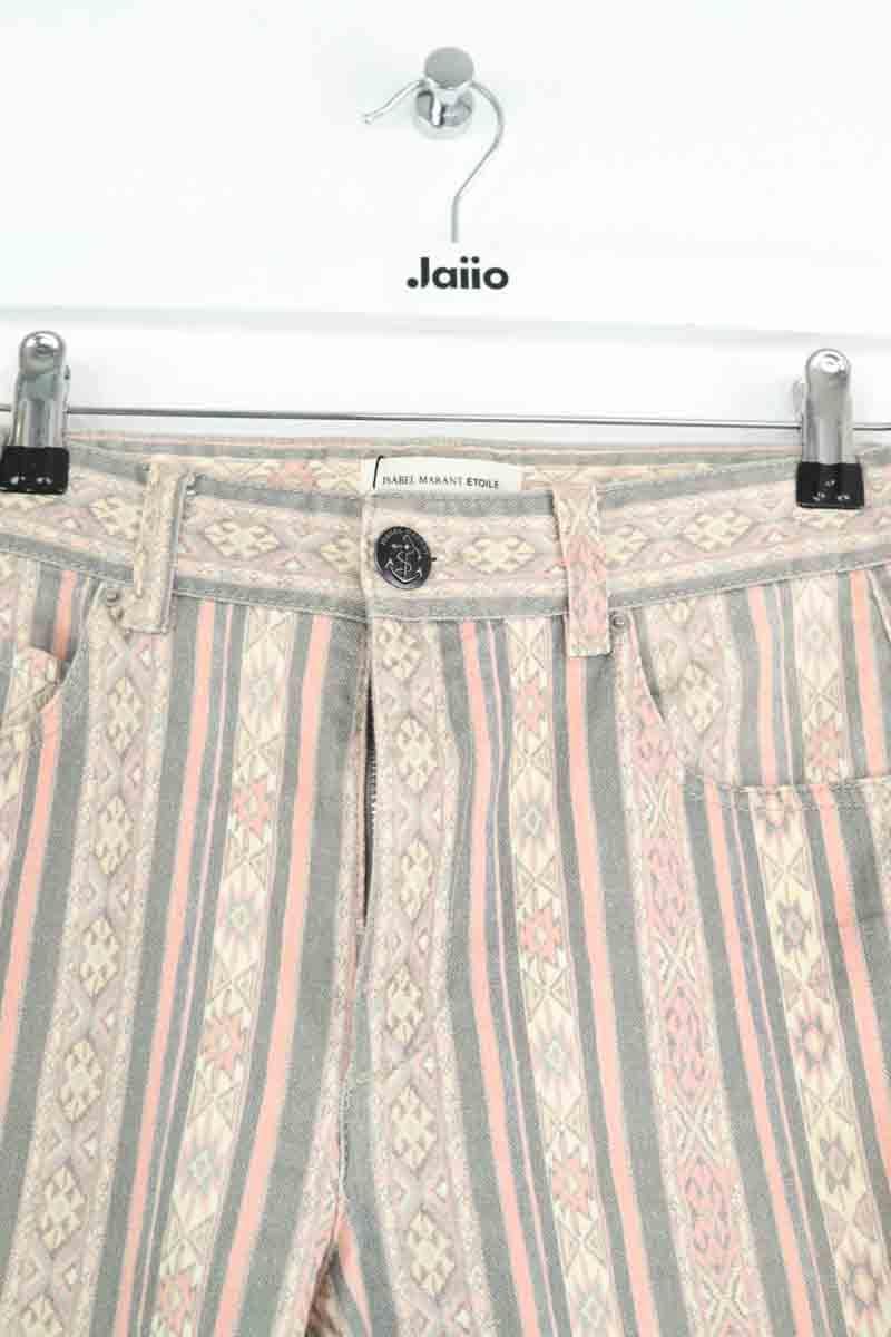 Cotton straight jeans Multicolored