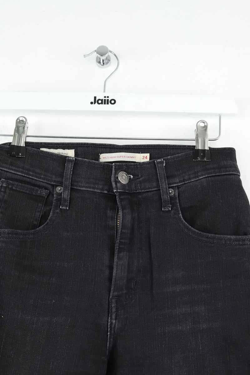 Cotton skinny jeans LEVI'S - Seconde main Black