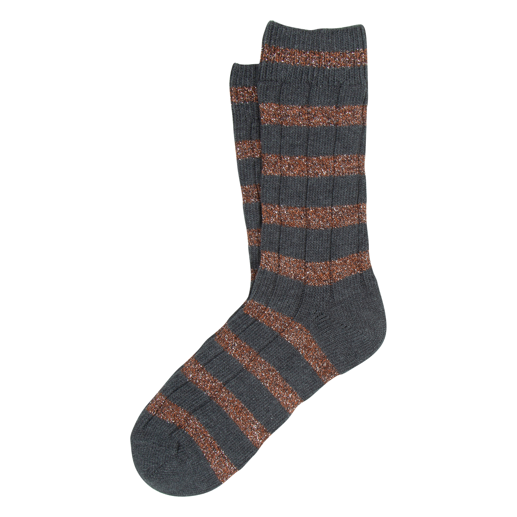 Chaussettes en coton mélangé rayé ANT45