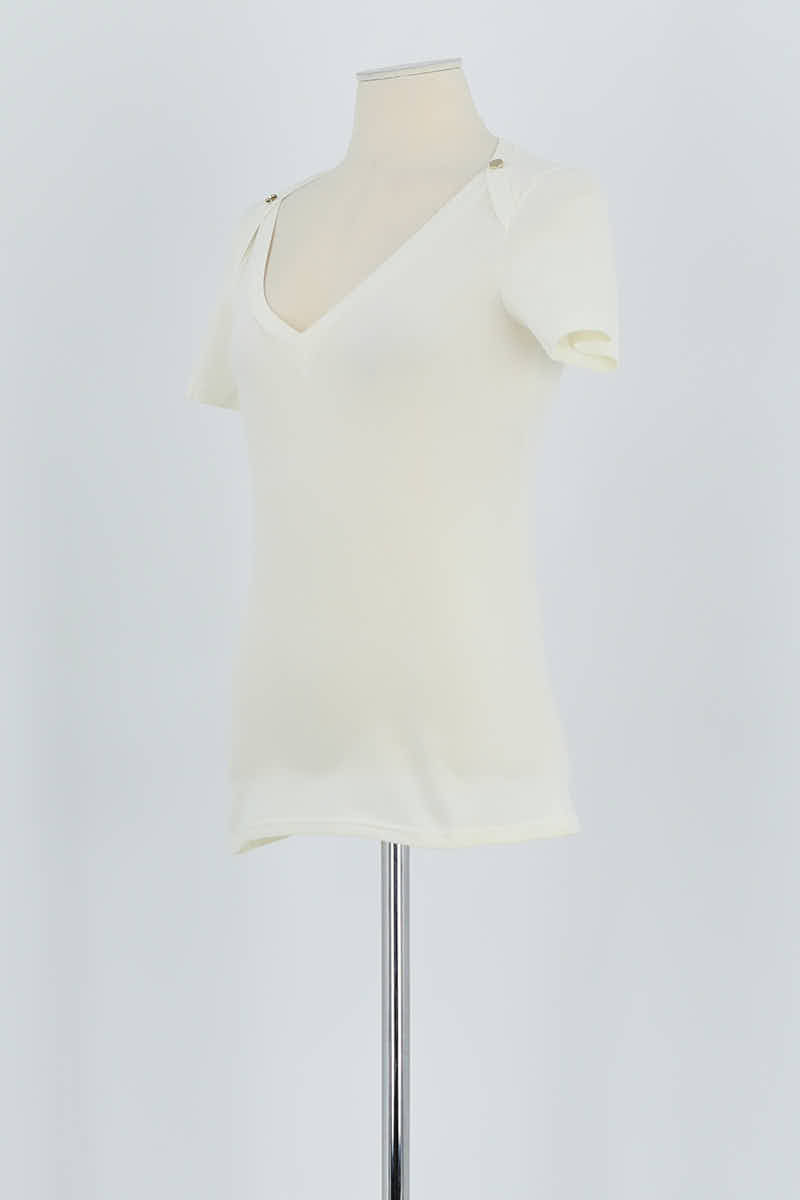T-shirt LACOSTE - SECONDE MAIN White