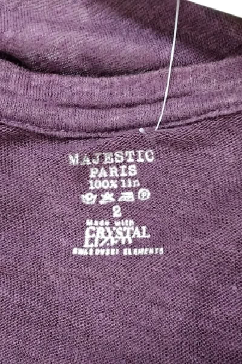 Gilet MAJESTIC FILATURES - SECONDE MAIN Violet