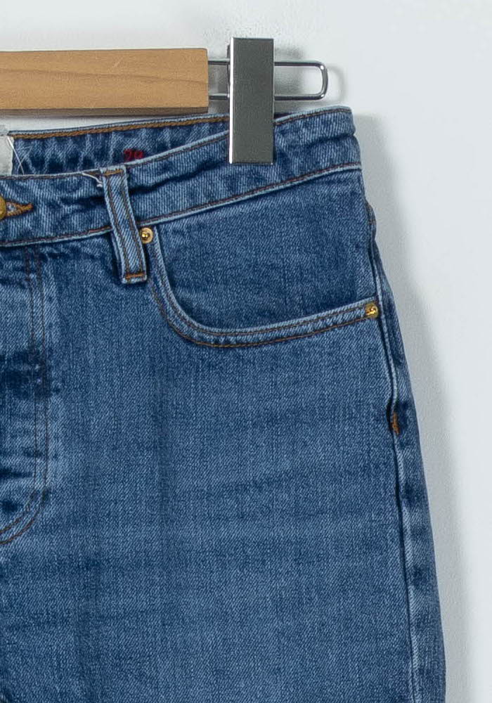 Cropped slim jeans with studs SEZANE - Seconde main Blue