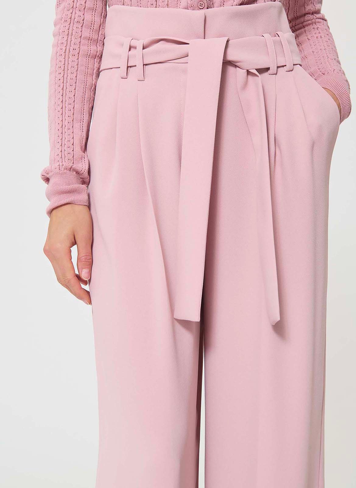 Wijde broek TARA JARMON Roze