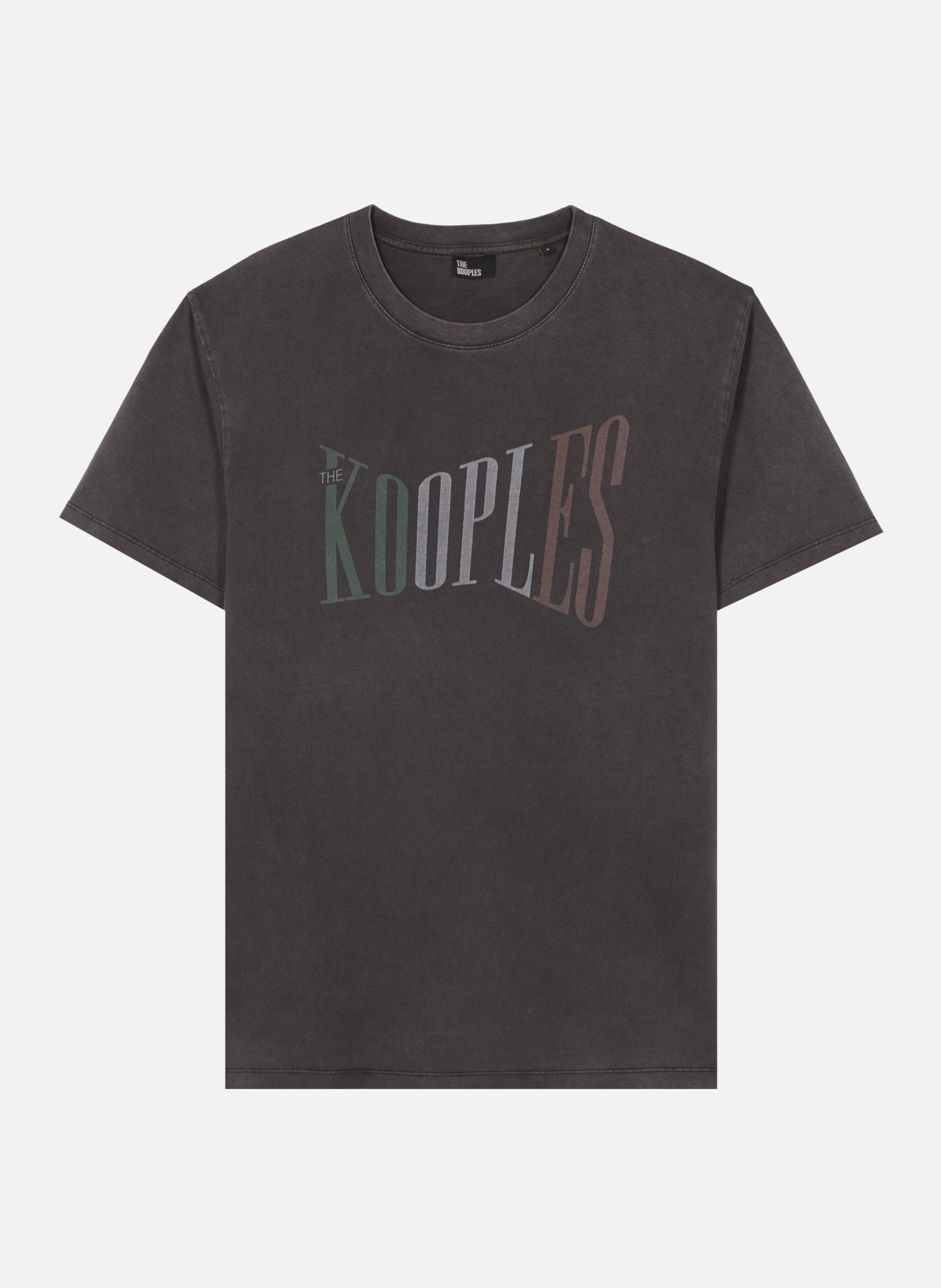 T-shirt with faded screen printing by The Kooples THE KOOPLES Black