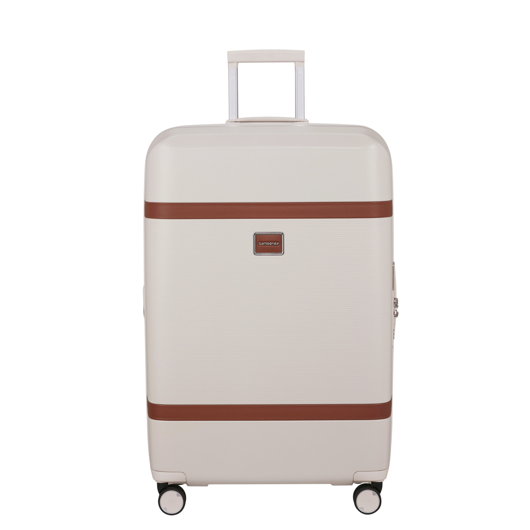 Image suitcase 4 wheels size L SAMSONITE Beige