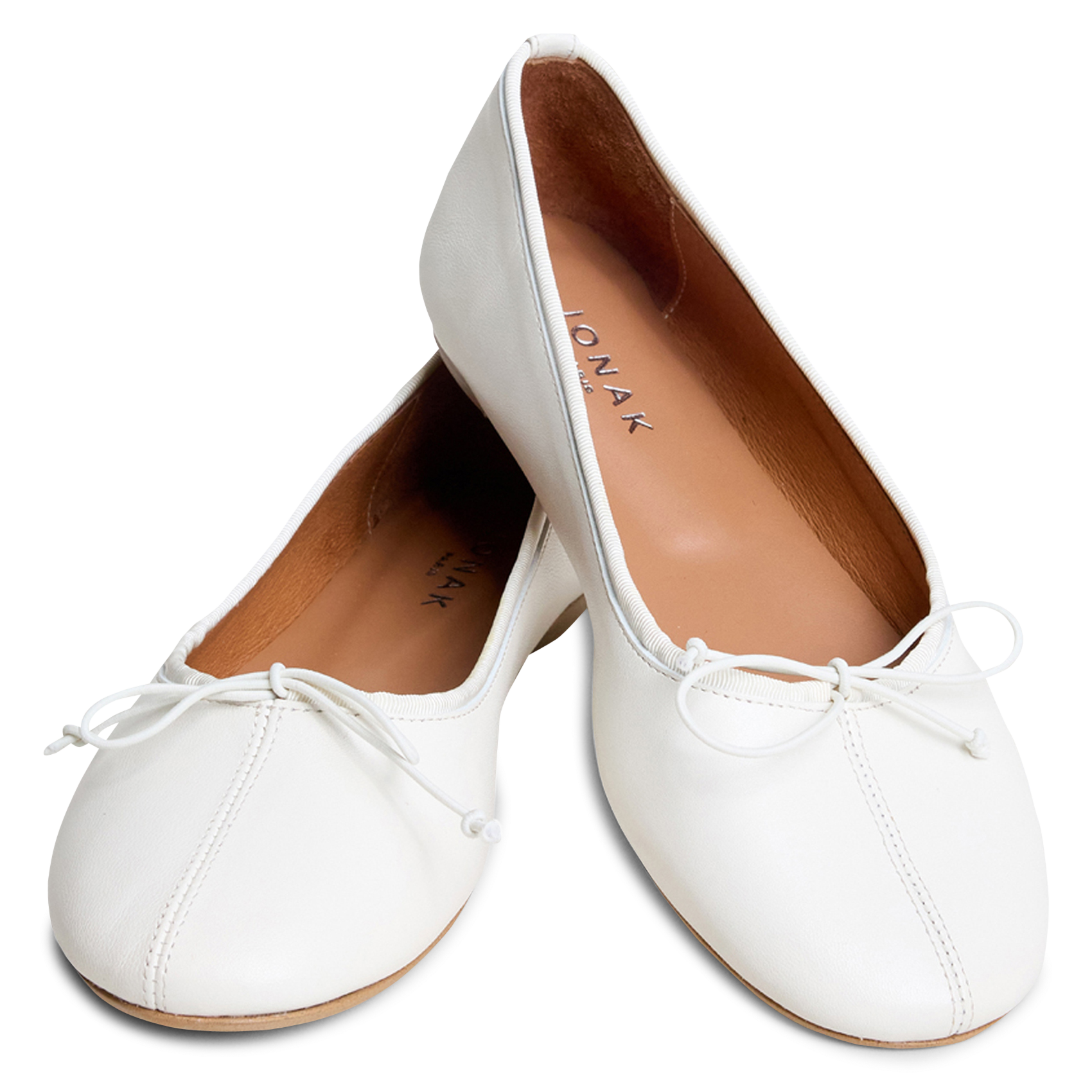 Ballerinas - Leder JONAK Weiss