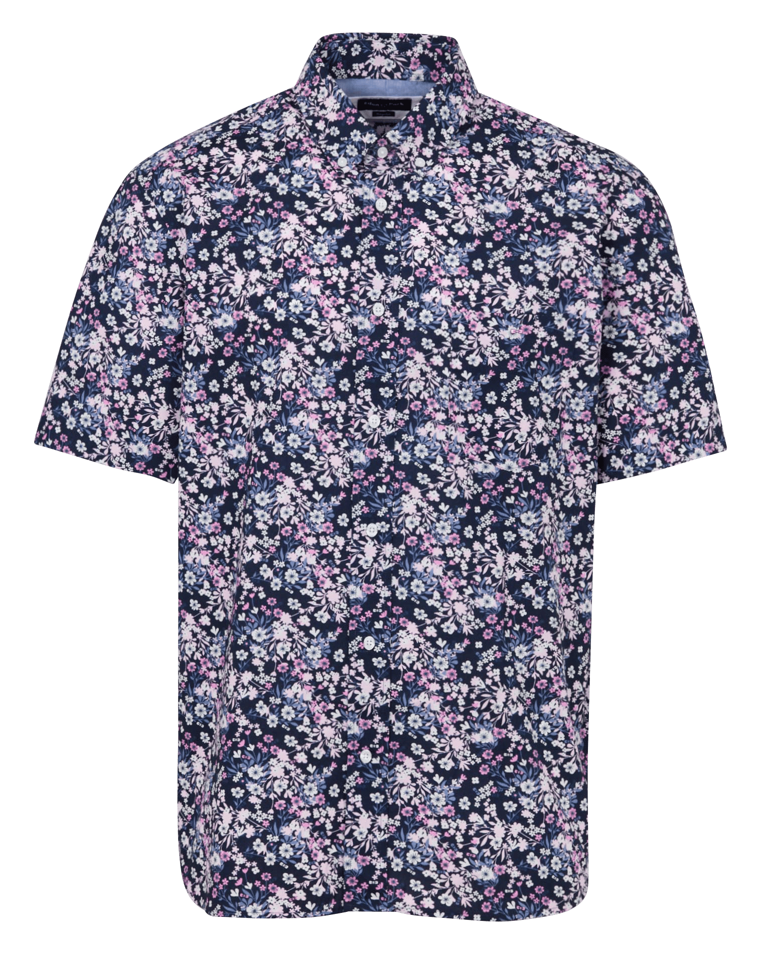 Chemise droite en coton EDEN PARK Rose