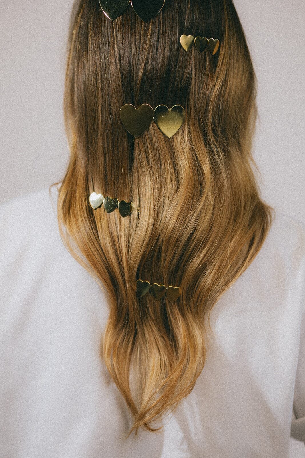 Silver plated heart barrette MONSIEUR SIMONE Silver