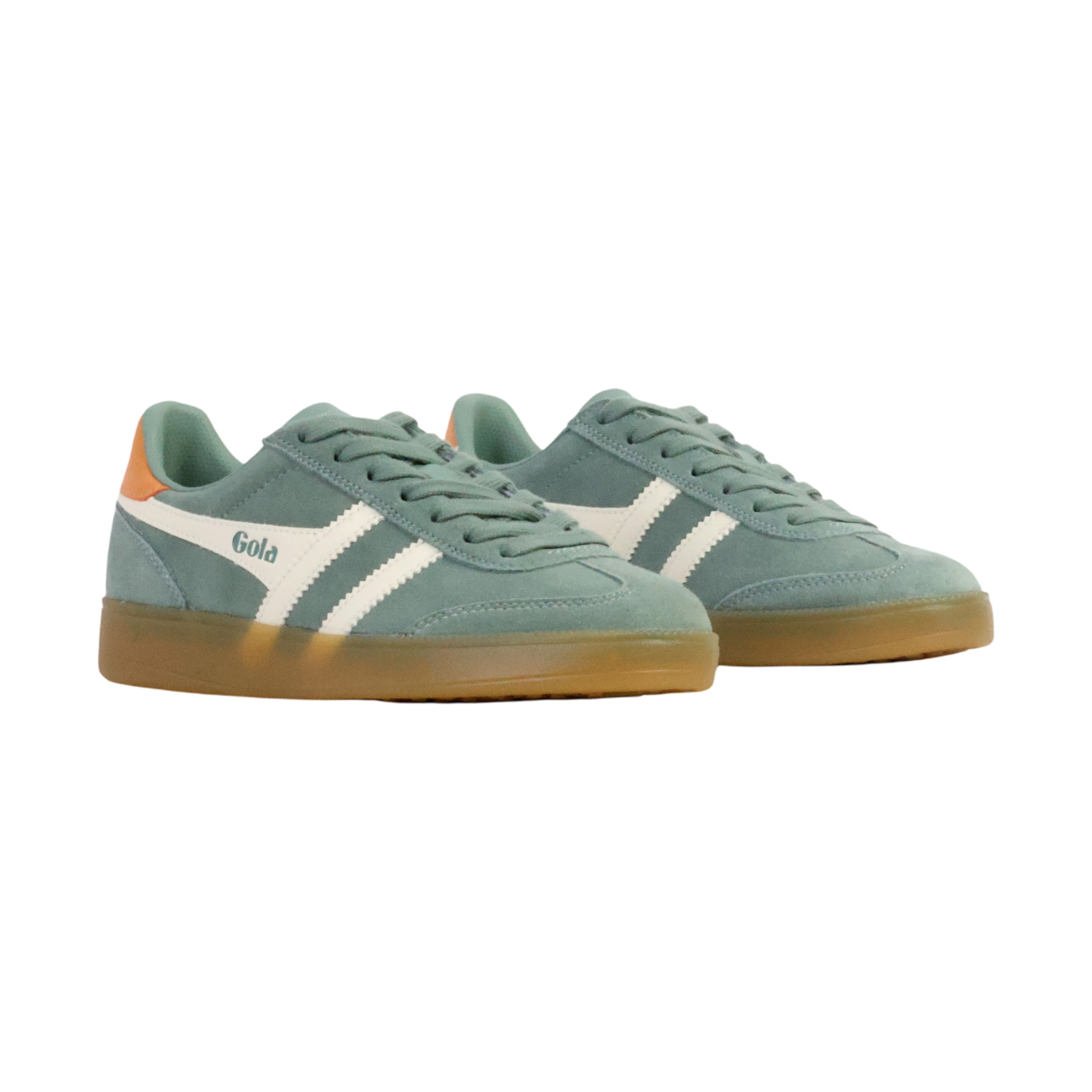 Leather basket sneaker Green