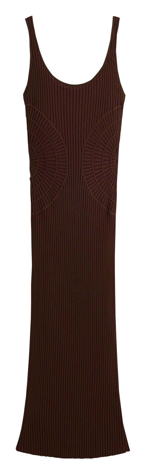 Beate - Langes Strickkleid DESIGUAL Braun