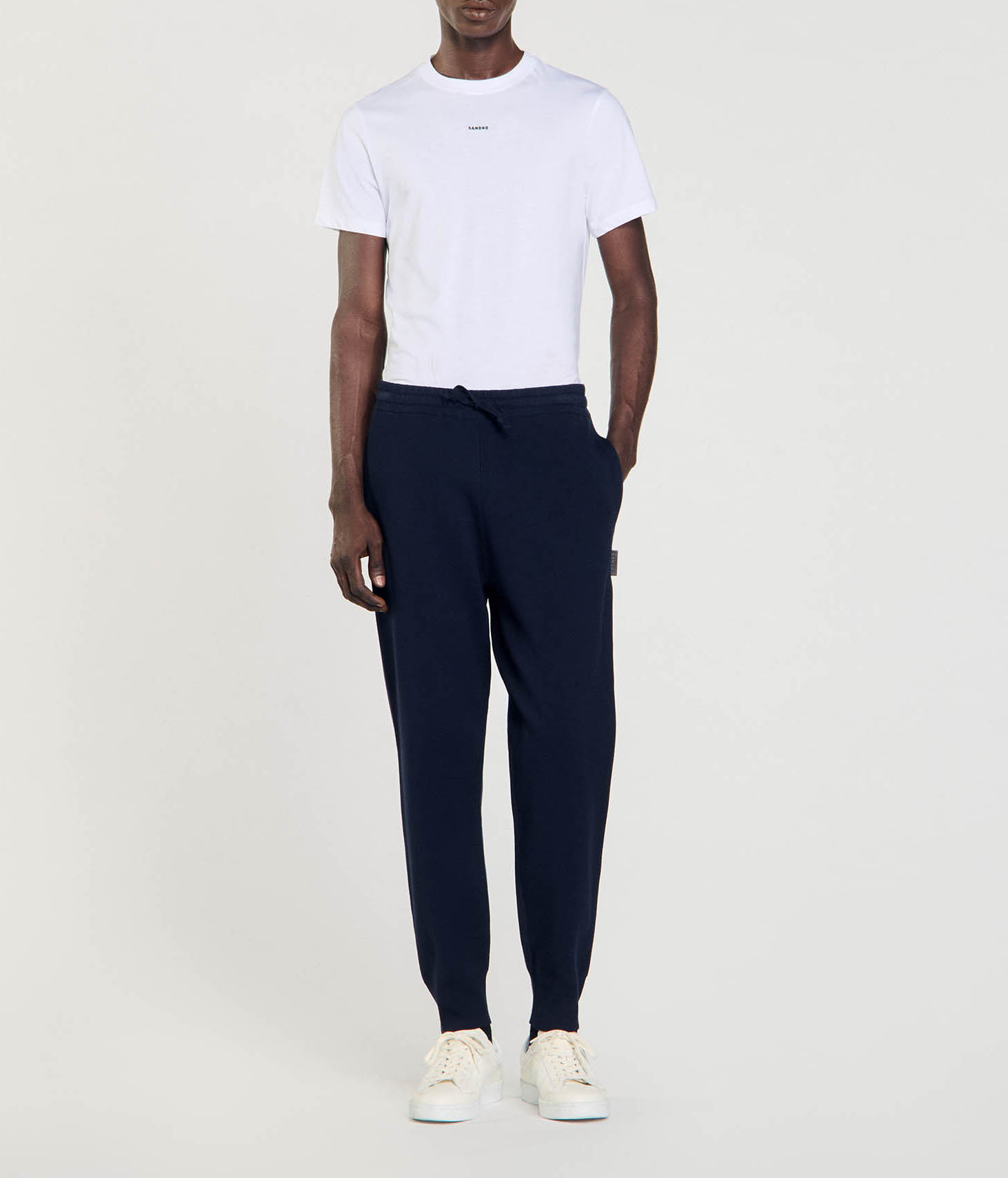 Jogging en maille SANDRO Bleu