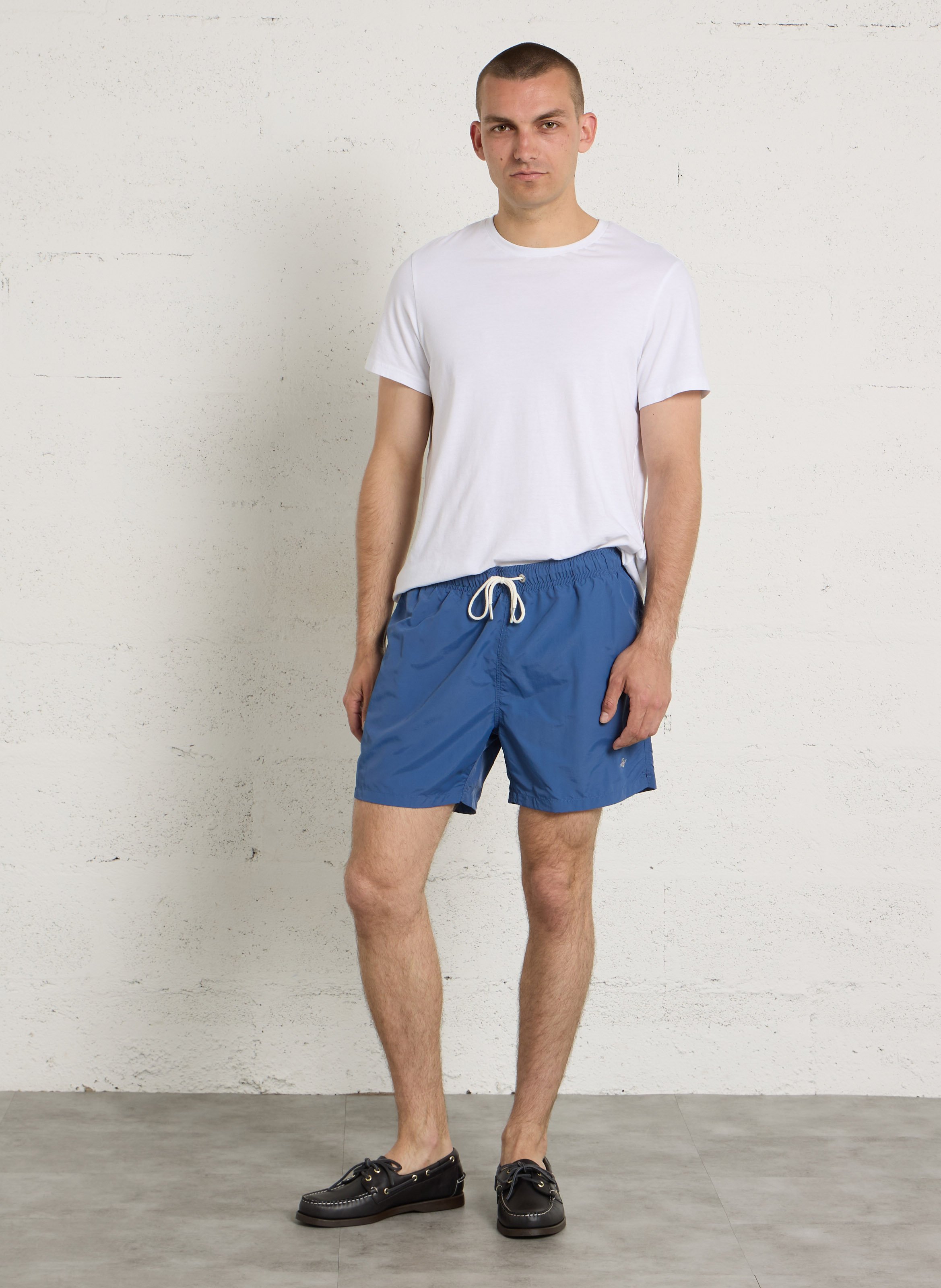 Short de bain élastiqué uni GANT Bleu