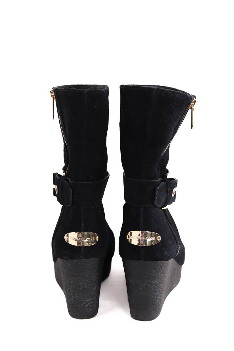 Boots à boucles MICHAEL KORS - Seconde main Noir