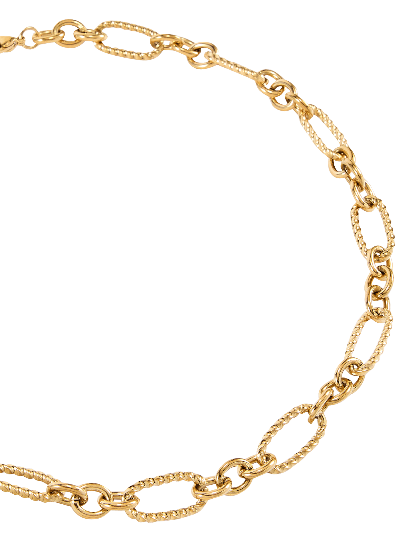 Collar de acero AU PRINTEMPS PARIS Dorado