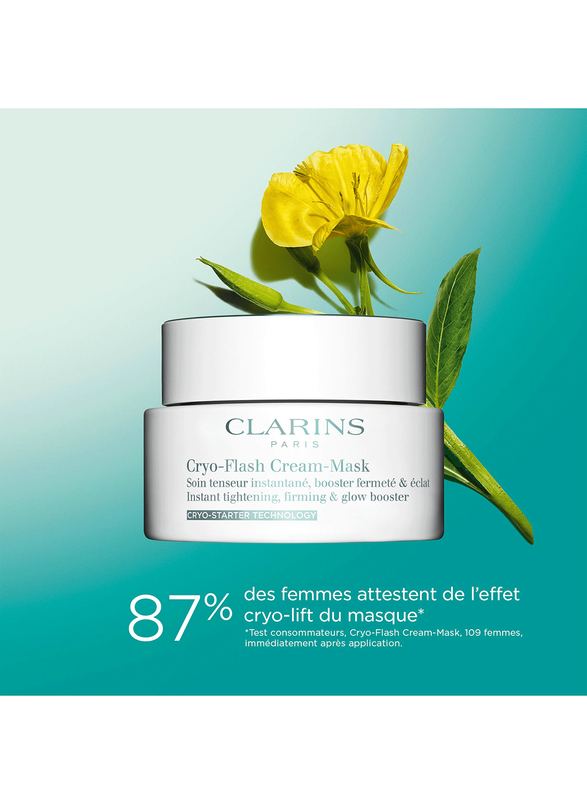 Cryo-Flash - Intensiv Jugend Maske-Creme CLARINS No color