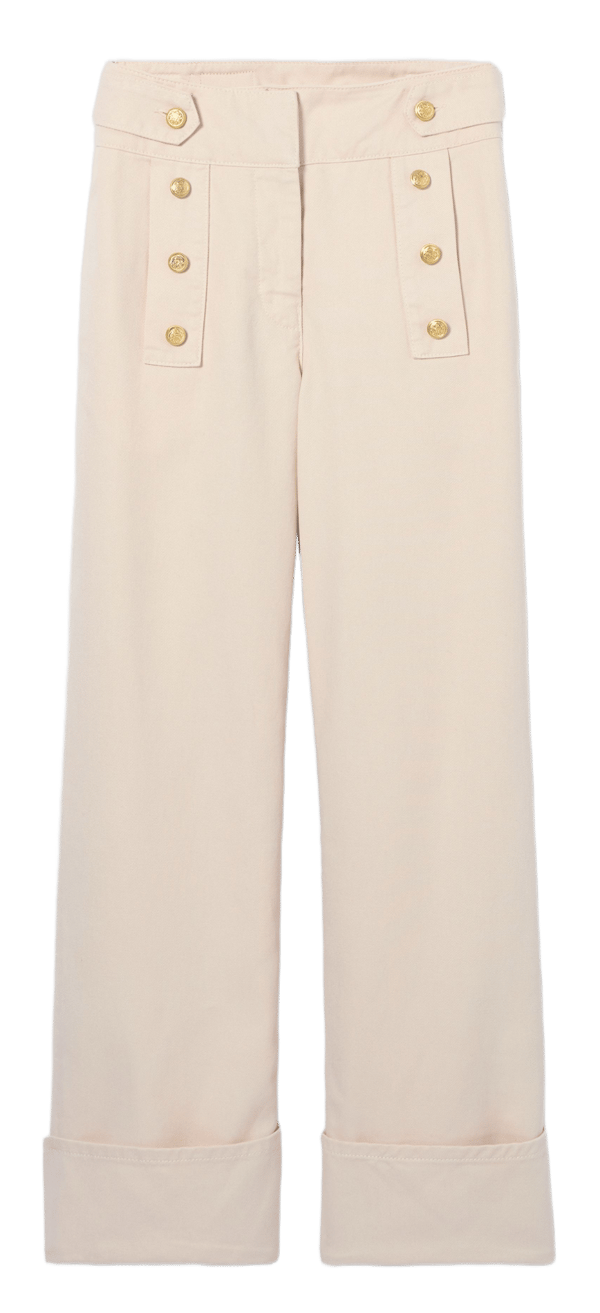 Jean large taille haute CLAUDIE PIERLOT Beige