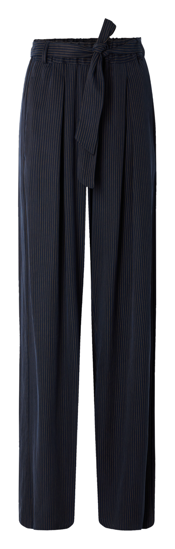 Pantalon large ceinturé rayé SESSUN Bleu