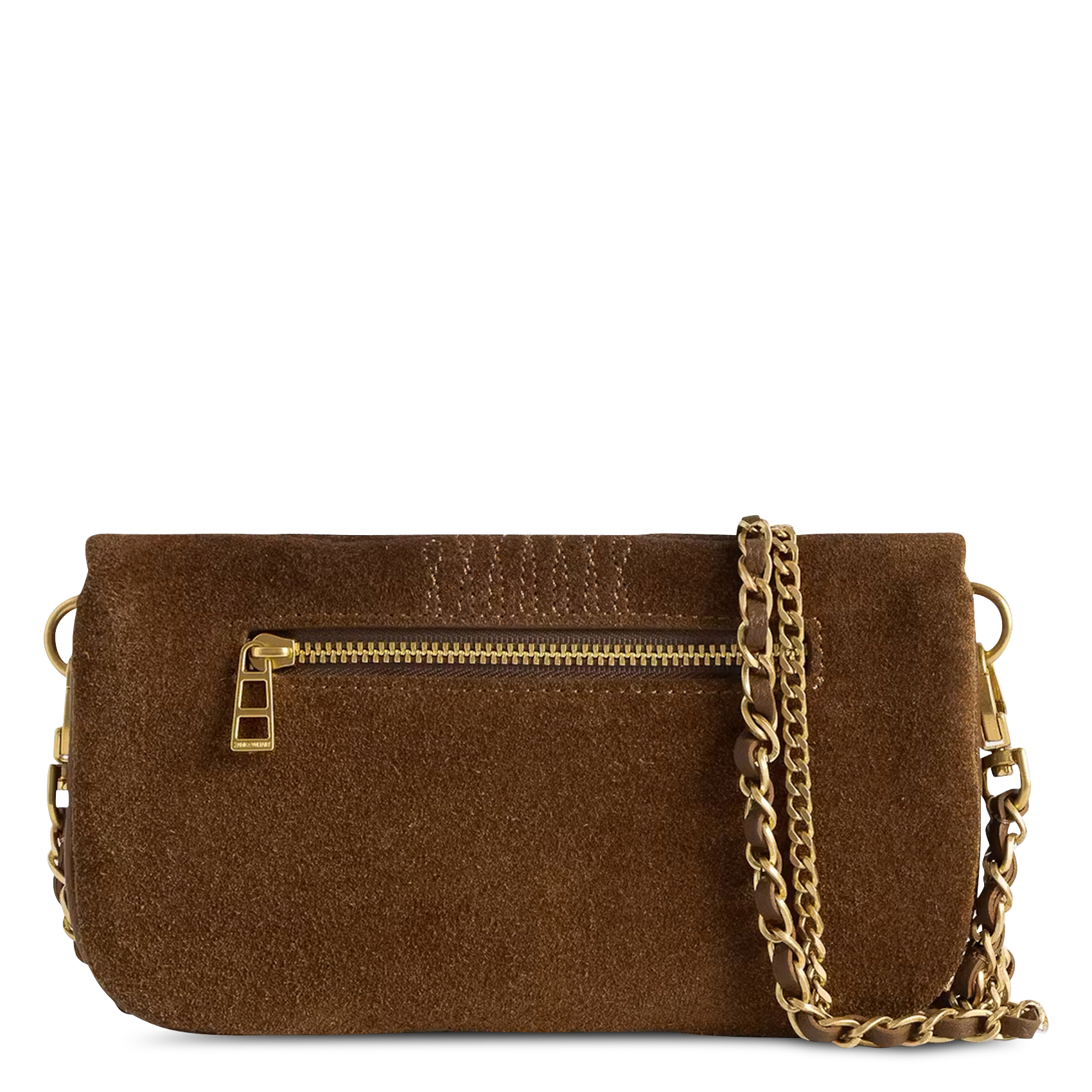 Leder-Umhängetasche ZADIG&VOLTAIRE Braun