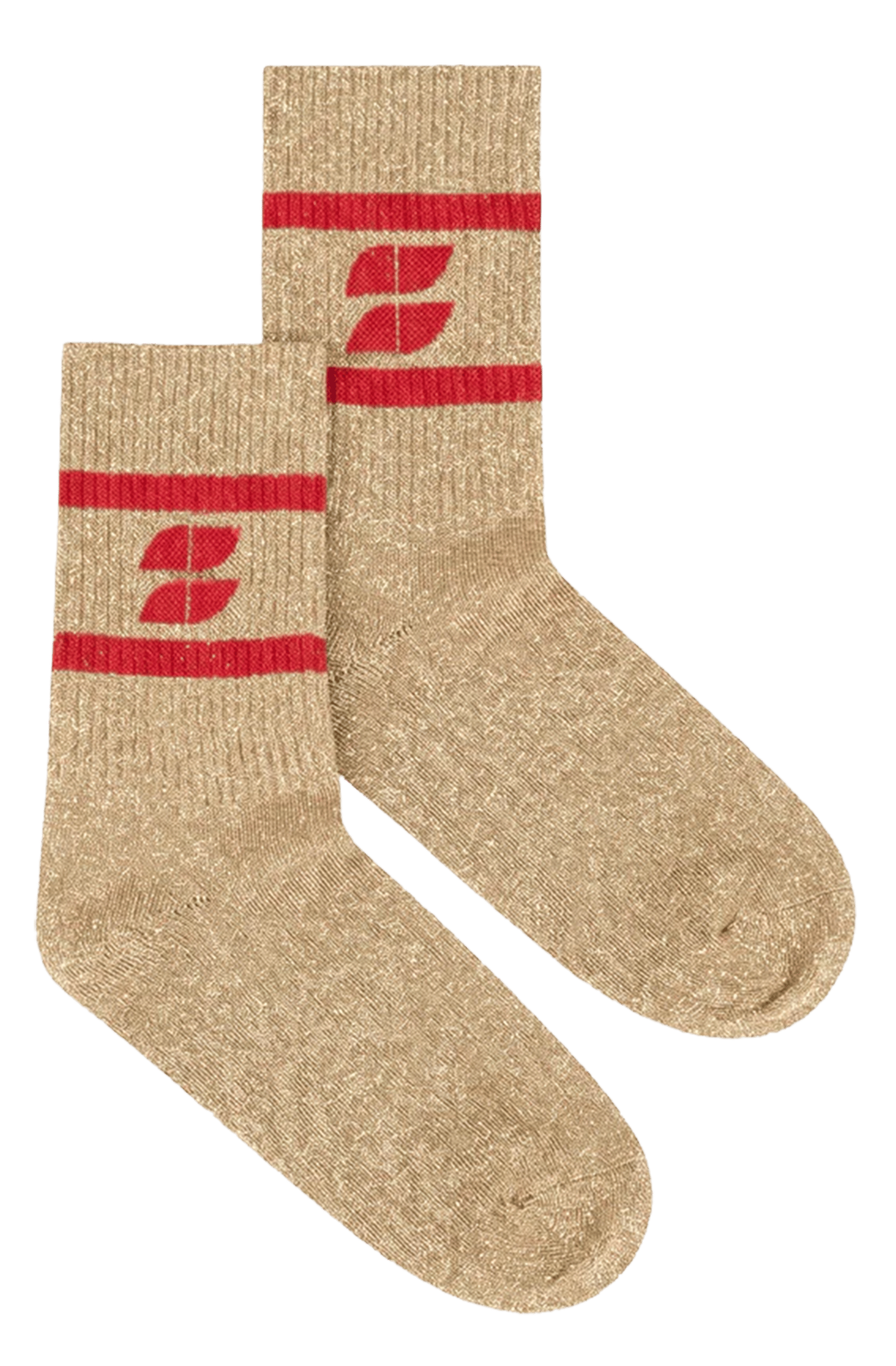 Calcetines de mezcla de algodón orgánico BY BAR Rojo