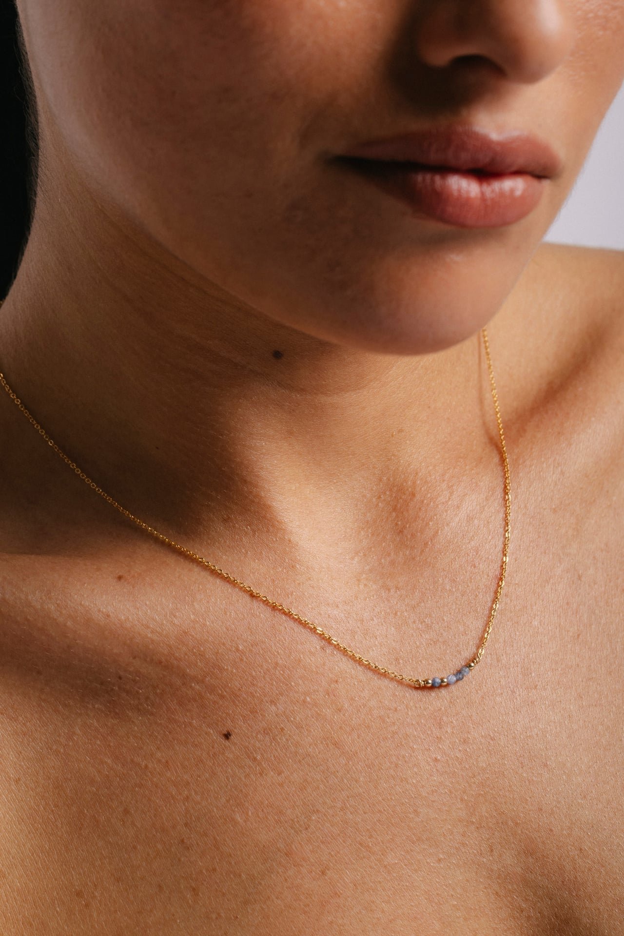 Thea Short Necklace - Sapphire YAY Blue