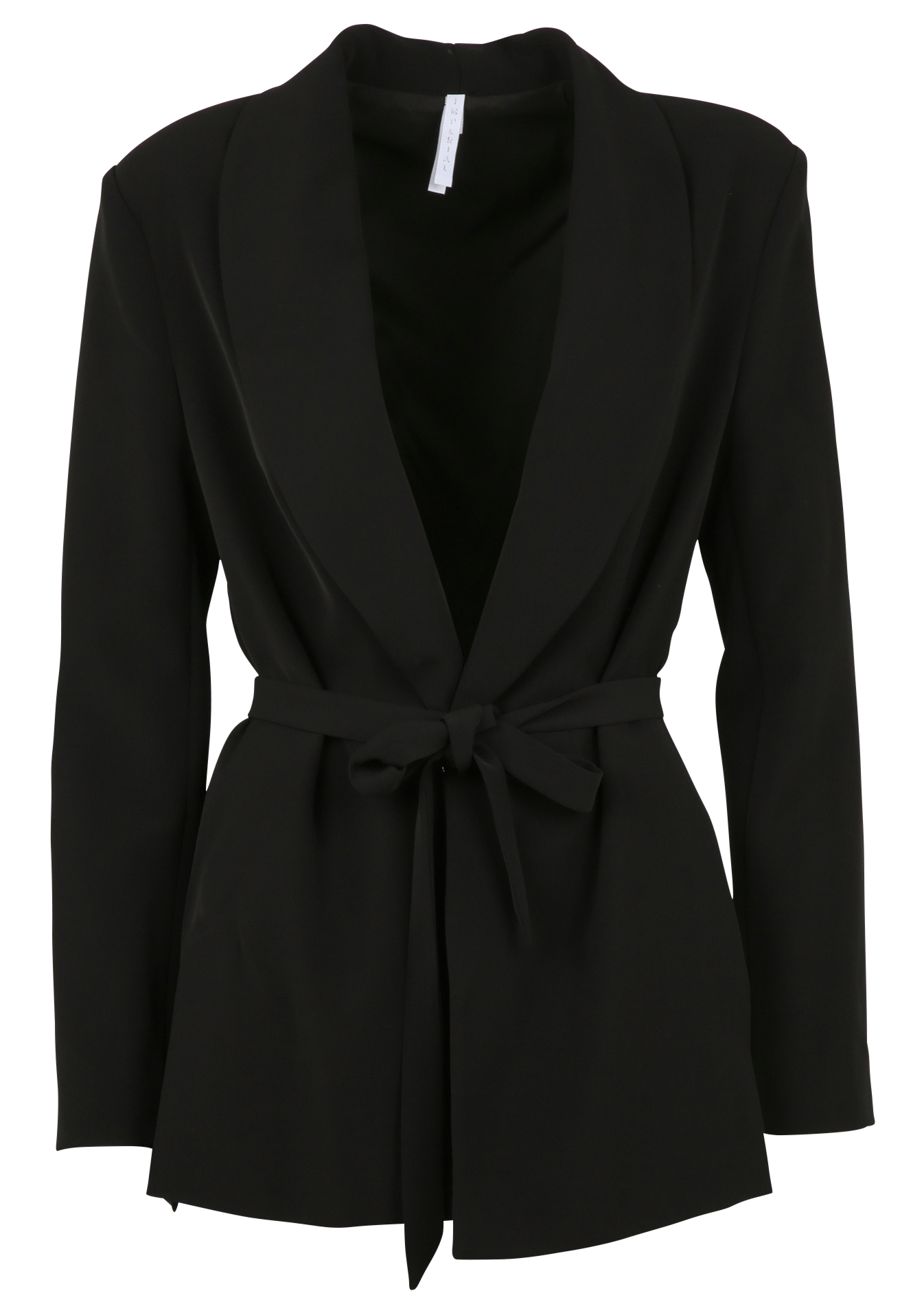 Straight shawl-collar jacket IMPERIAL Black