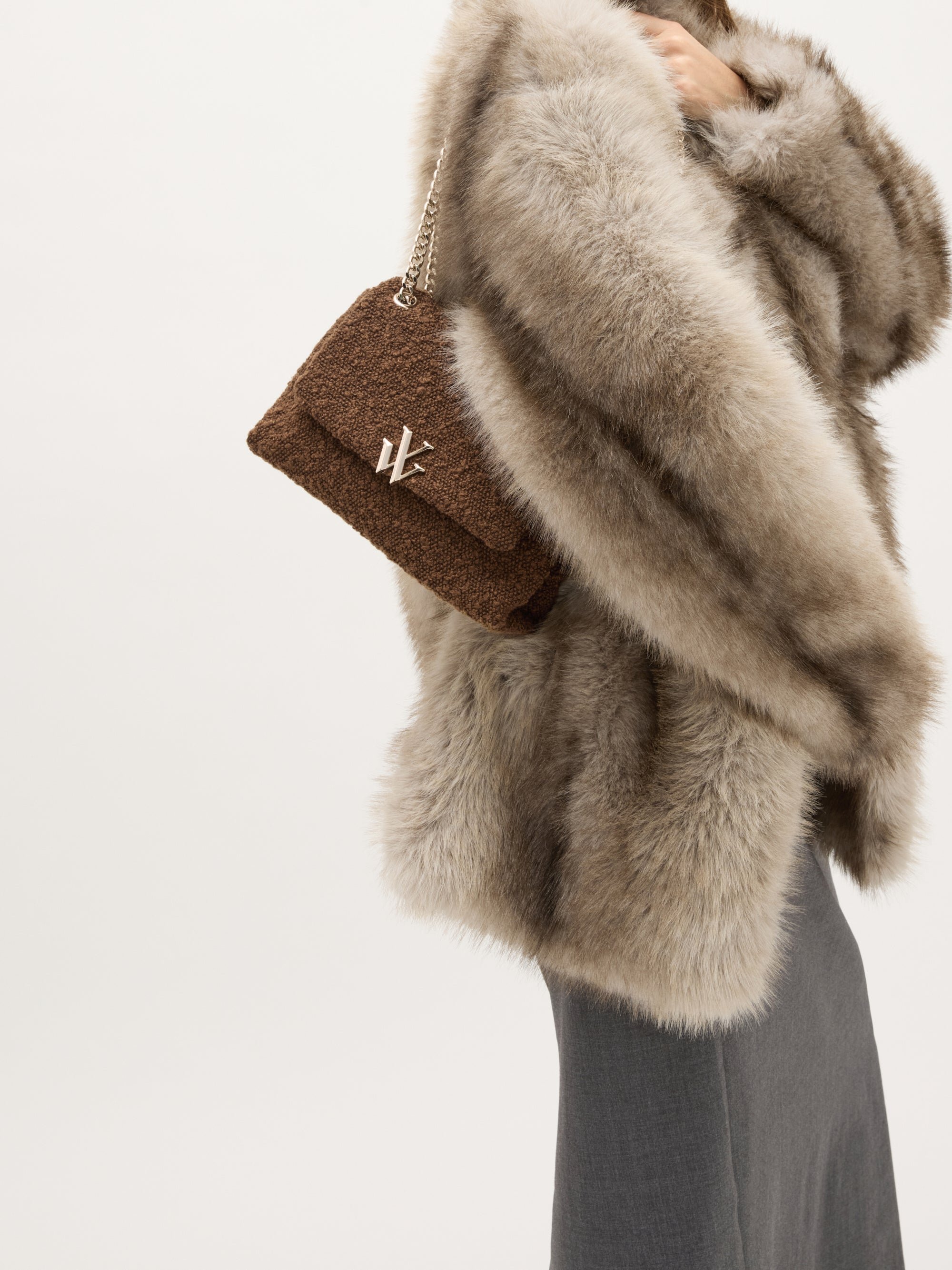Chain handbag | Brown VANESSA WU Women