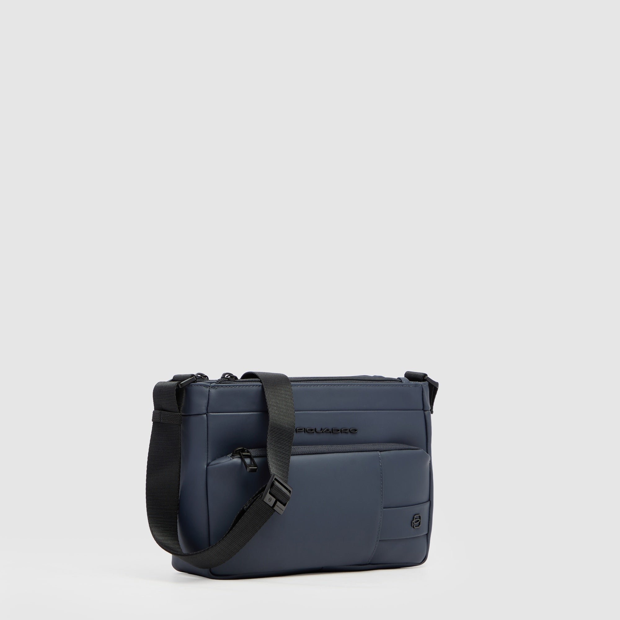 Men's water-repellent shoulder bag PIQUADRO Blue
