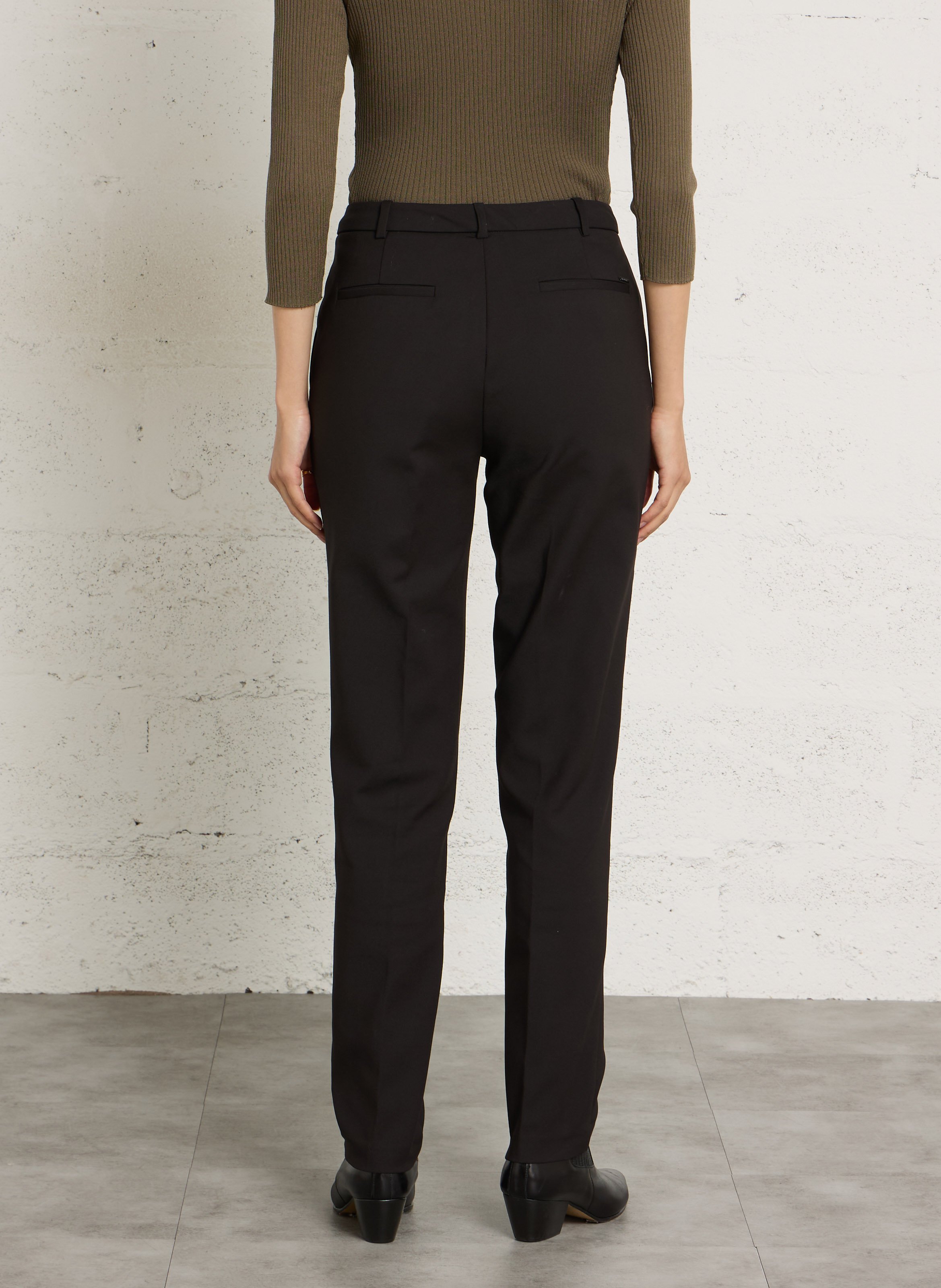 Tapered Hose aus Baumwoll-Mix IKKS Schwarz