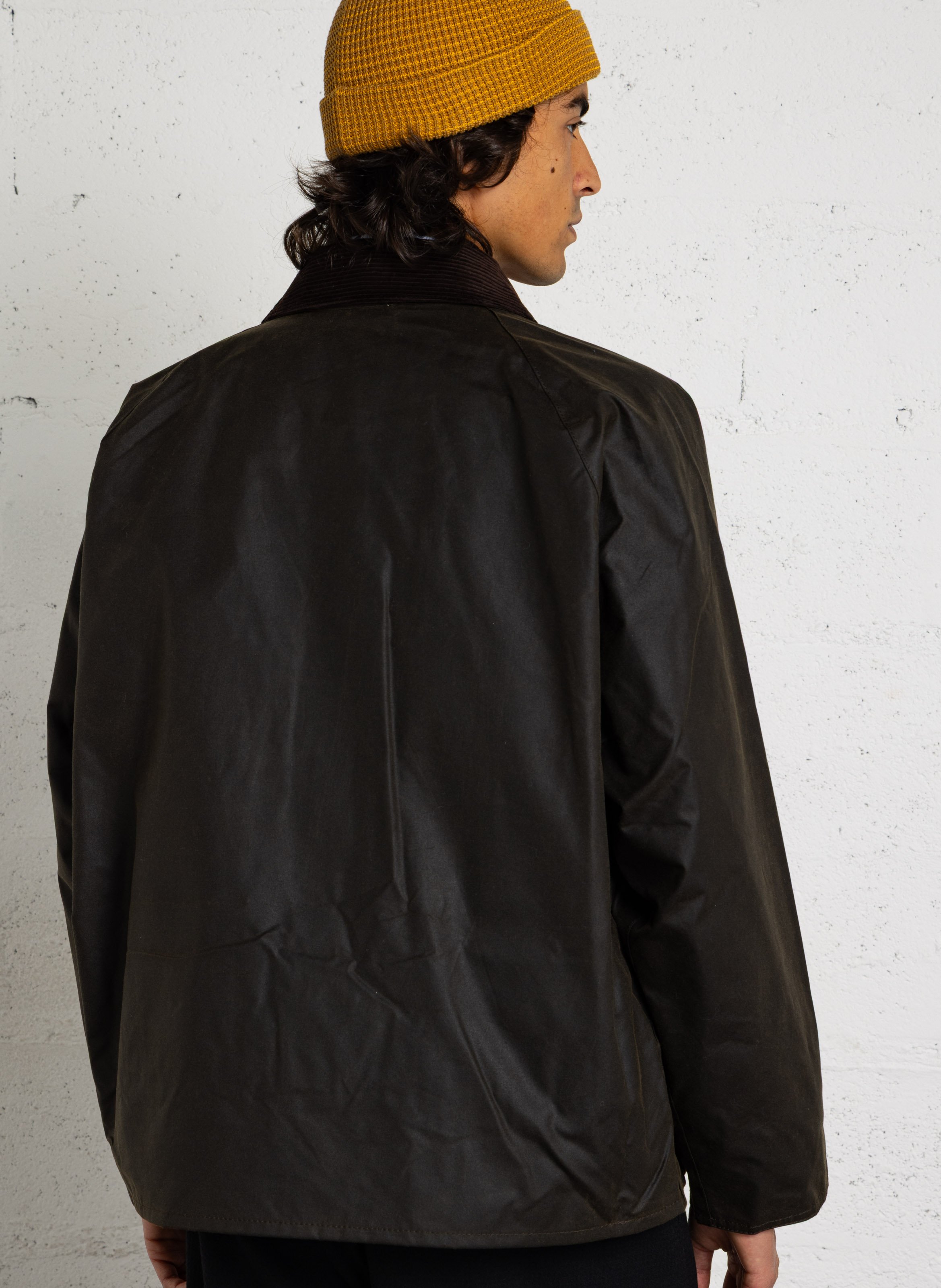 Veste droite en coton BARBOUR Kaki